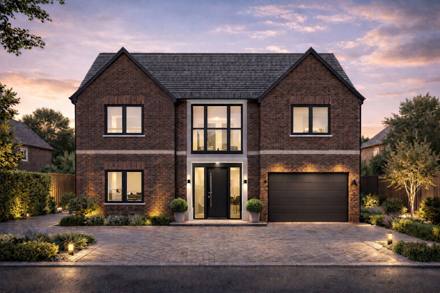 New build, Northamptonshire - proposed CGI